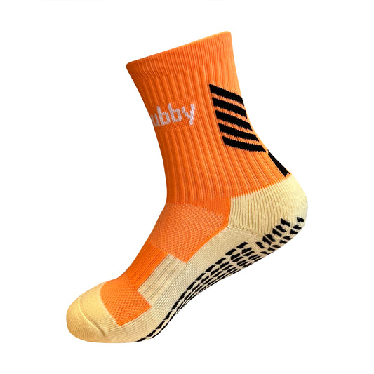 Orange - Grip socks- Subby clothing