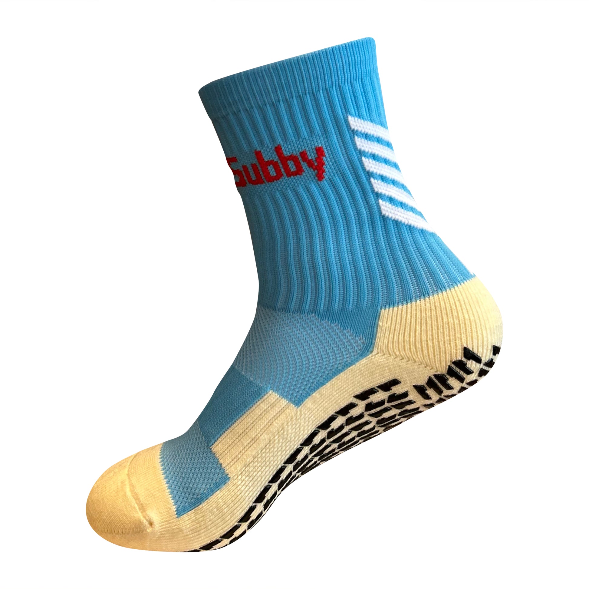 Light Blue - Anti slip Grip socks – Subbyclothing