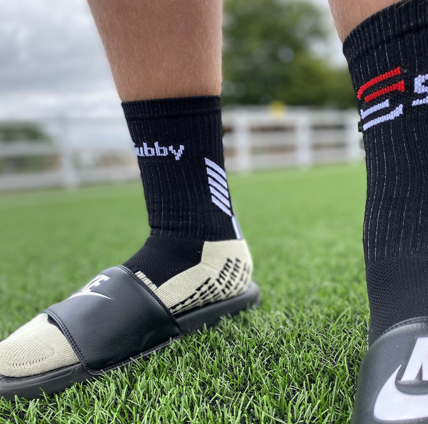 How to wear your GTE Grip Socks #gaintheedge #gripsocks #soccer #footb
