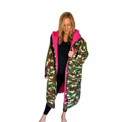 green-camouflage-pink-sherpa-fleece